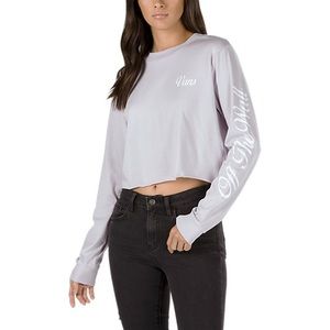 Vans Brush Off Long Sleeve Crop Tee - Evening Haze